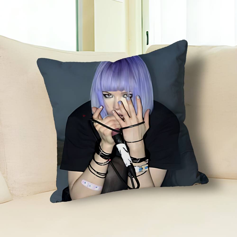 A-Alice G-Glass Singer Pillow Cases for Bedroom Living Room Sofa Home Decor Polyester Cushion Cover with Zipper