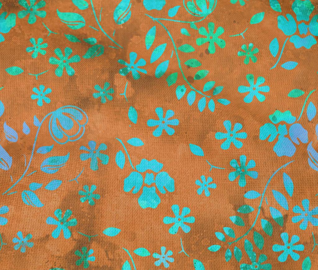 oneOone Cotton Flex Brown Fabric Batik Sewing Fabric By The Yard Printed Diy Clothing Sewing Supplies 40 Inch Wide -