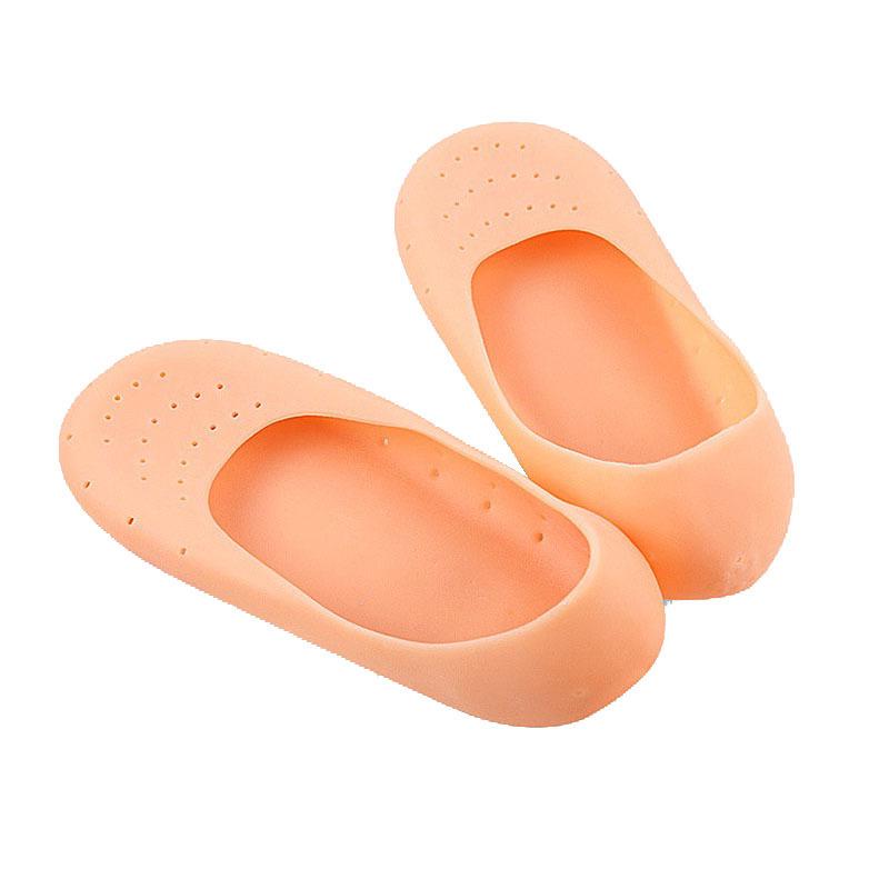Moisturizing Silicone Liner Socks for Foot Crack Prevention and Heel Care