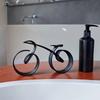 1PC Black Abstract Metal Bicycle Craft Decoration, Metal Bicycle Decoration, Metal Bicycle Handicraft Ornament, Tabletop Ornament