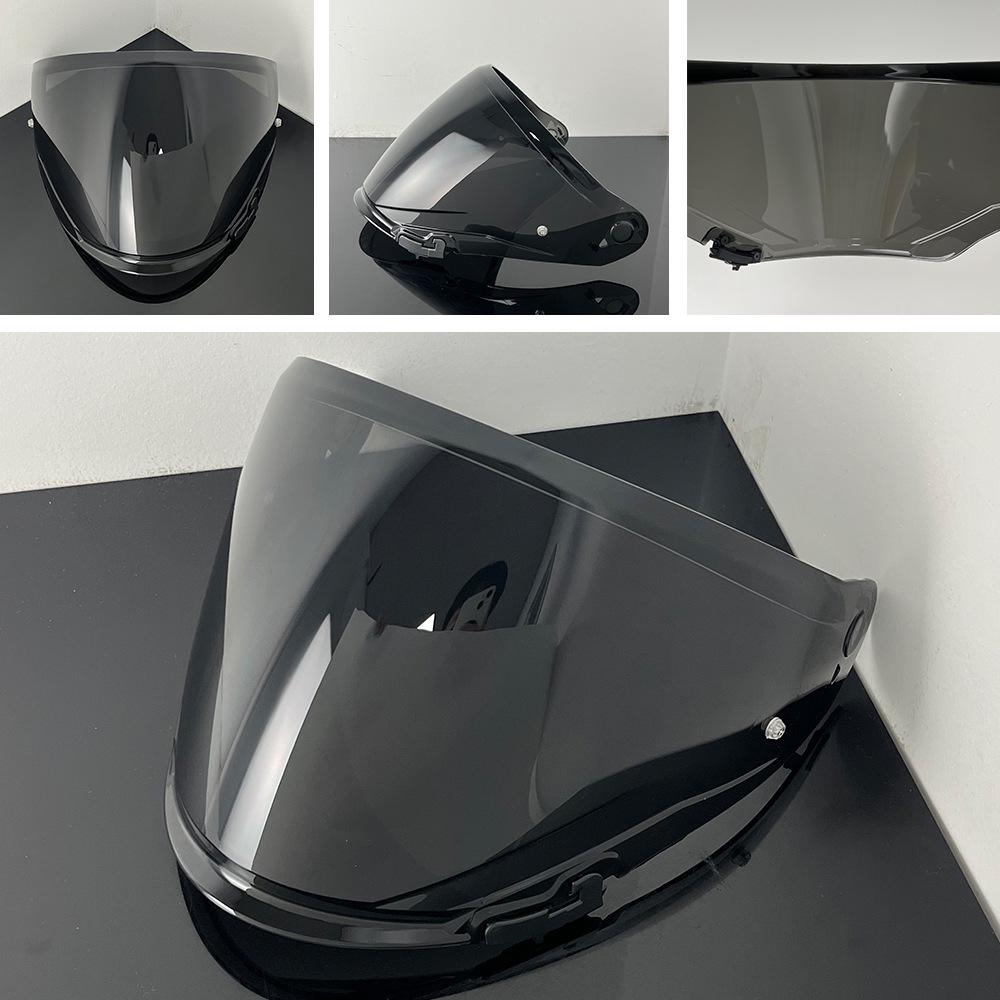 OF603 Motorcycle Helmet Visor: Compatible with OF603 Half Helmet, UV Protection, Plated Mirror Surface for Day & Night Use
