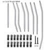 YEAHRUN Metal Suspension Steering Linkage Link Rod with Ball End for Axial Wraith 90018 90048 RR10 1/10 RC Crawler Car Parts