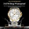 Casual Style Quartz Business Wrist Relojes 3ATM Water Resistant Stainless Steel Luminous  Watch for Men