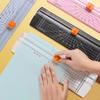 Office Bidirectional A4 A5 Guillotine Paper Cutter with Automatic Security Safe Guard for Photo Coupon Craft Paper Lightweight
