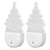Xmas Tree LED Night Light Dusk To Dawn Sensor Plug and Play Energy Saving RGB Plug in Night Light fo