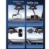 Adjustable Multi-Angle Rearview Mirror Phone Holder for Car Navigation