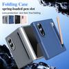 For Samsung Galaxy Z Fold 8 Ultra 8 7 6 5 4 3 360 Full Screen Protector Tempered Film Hard PC Folding Cover With Stylus Pen Case