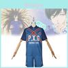 Blue Lock Cosplay Atletisch Korte Mouw Wedstrijdshirt Rin Itoshi Middelbare School Sportset Shido Ryusei Anime Outfit Voor Spel Rollenspel