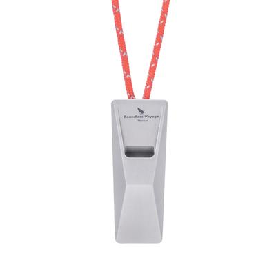 Boundless Voyage Titanium Noodfluitje voor en Buiten Draagbaar met Halskettingfluitje, Ultralicht, Luid, Compact, Duurzaam, Evacuatie,