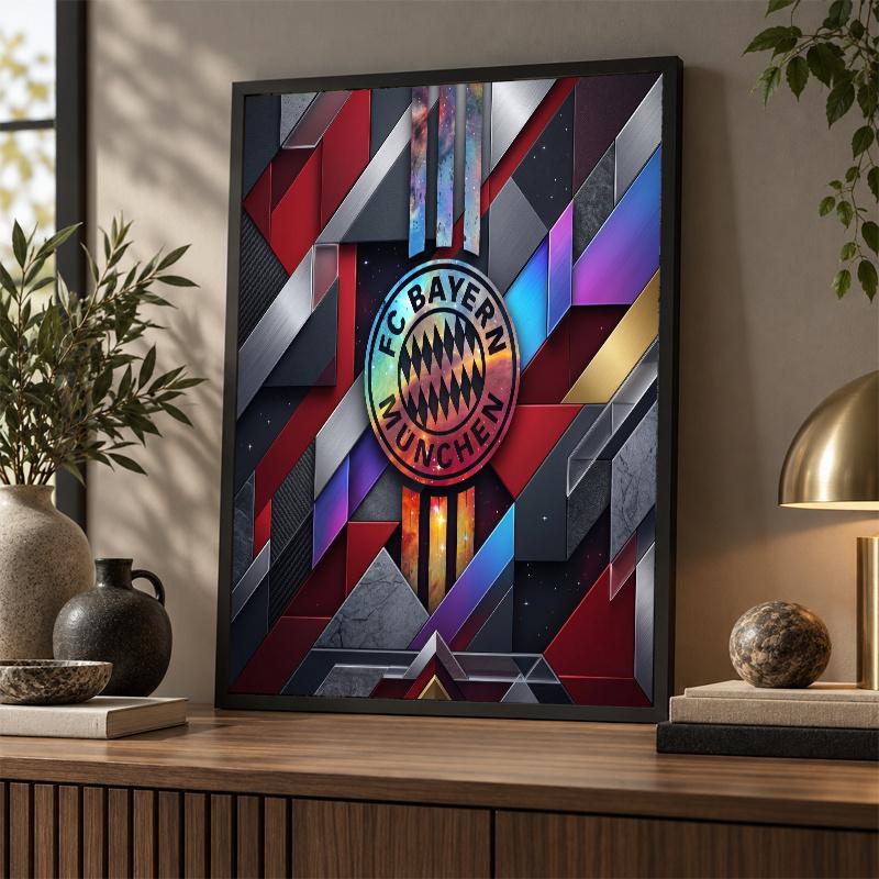 Bayern Munich Diamond Painting Kit 5D Full Drill DIY Diamond Mosaic Wall Art Home Decor