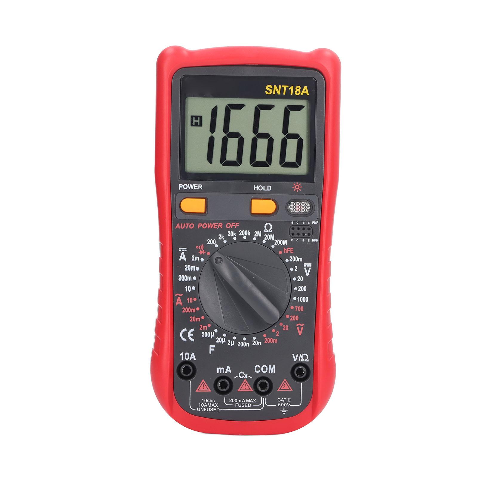 

Цифровий мультиметр та аналізатор 1000 В DC 750 В AC Вимірювач струму та напруги з цифровим дисплеєм