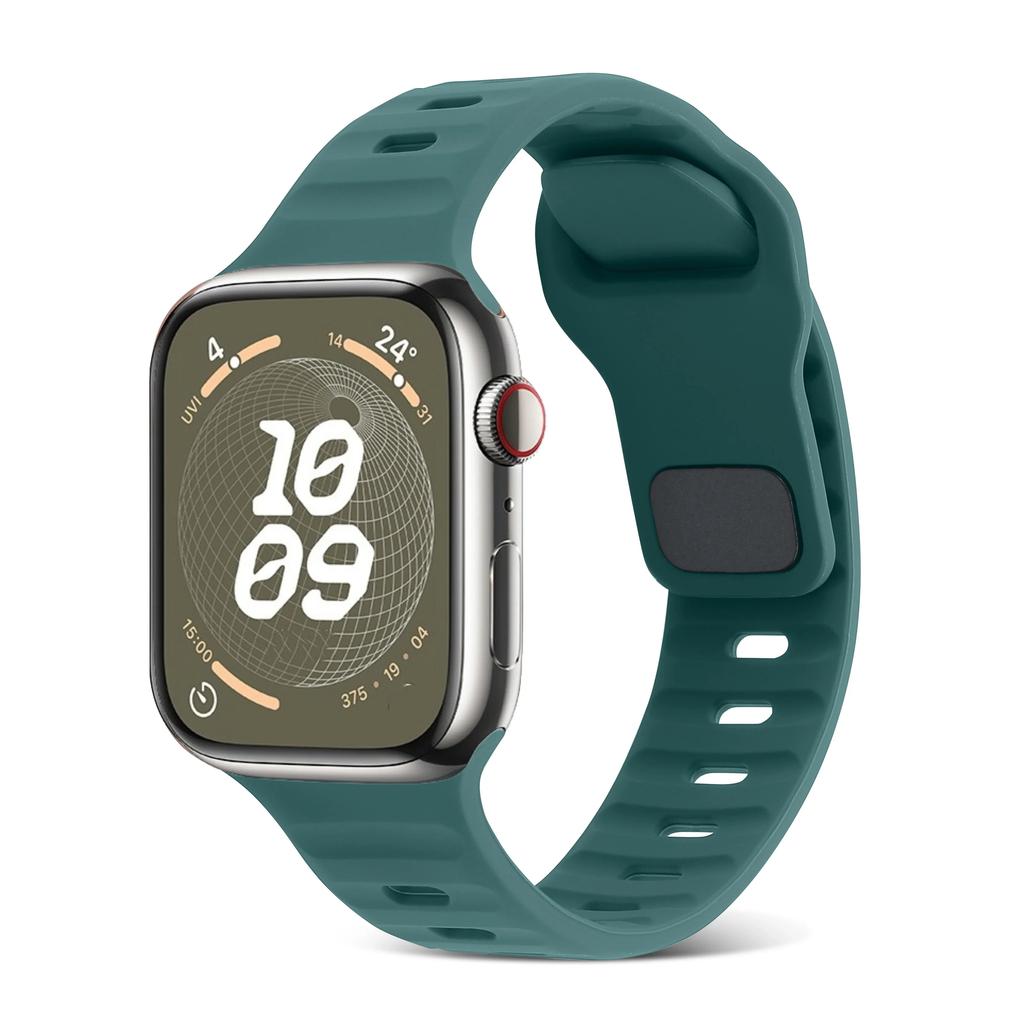 Soft Silicone Strap For Apple Watch Ultra 3/2 Band 49mm Serise 9 8 7 45mm 41mm Sport Bracelet Wristband iWatch 11 10 46mm 42mm
