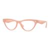 Brand Logo Injection Plastic Cat Eye Optical Glasses Women's Milky White 30041296 VE3364U 5497-Creamy Pink M