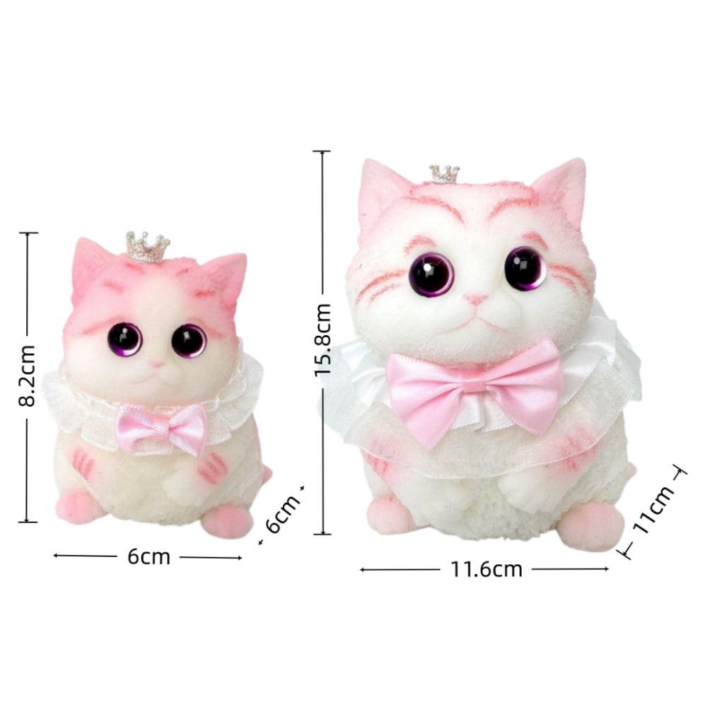 Simulated Cat Squeeze Toy Soft Rubber Anxiety Relief Toy New Slow Rebound Doll  for Kid Adult