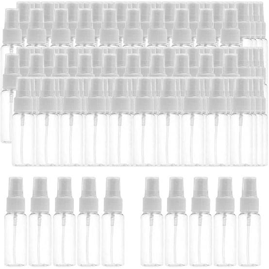 150 Stück 30ml Klare Sprühflaschen Feiner Nebel Leere Make-up-Flaschen Pumpe Wiederverwendbar für Reisen
