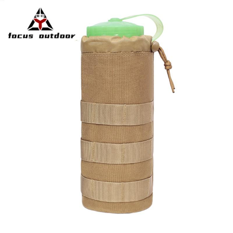 Přenosná sada MOLLE šálek na čaj a láhev na vodu na cestování
