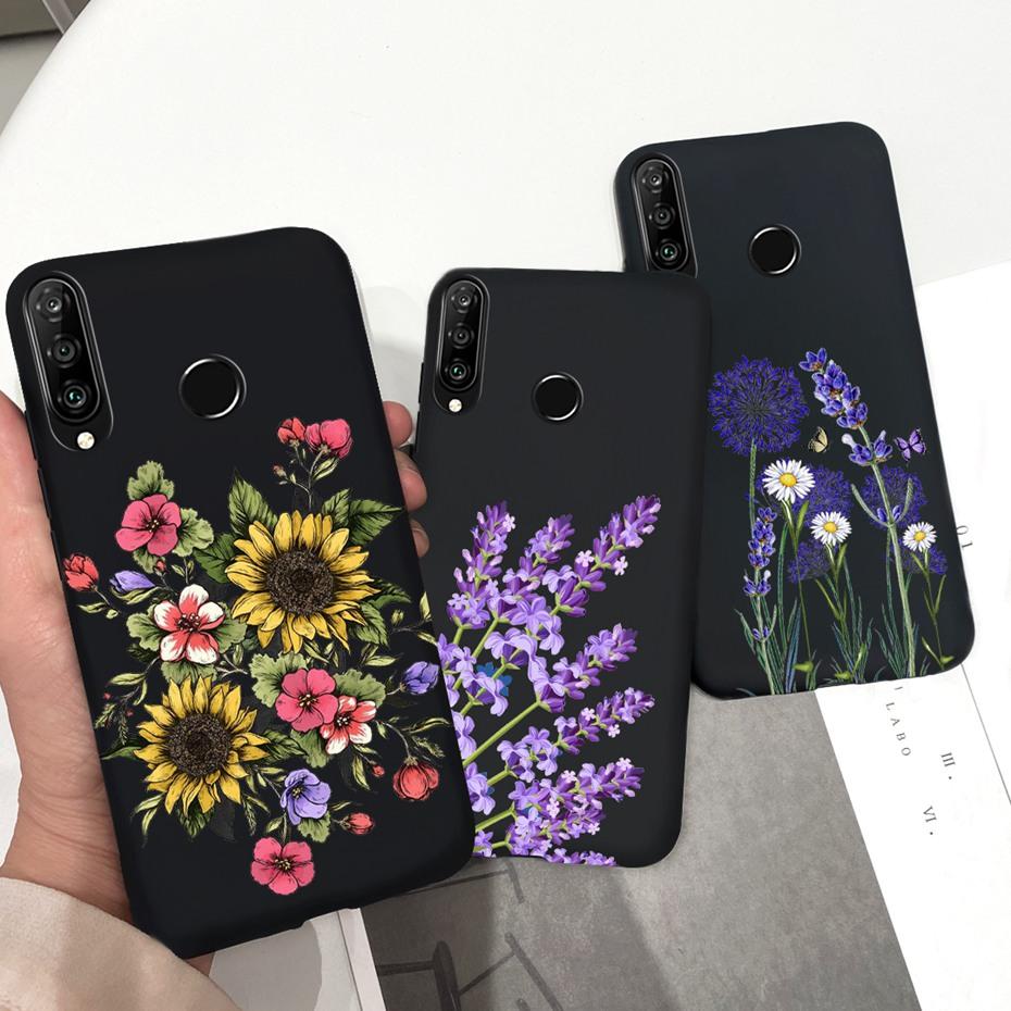 Flower Phone Cases For Huawei P30 Lite Pro Case Cover On Fundas Huawei P30 P30lite P 30 lite pro P30pro Cute Soft Silicone Cases