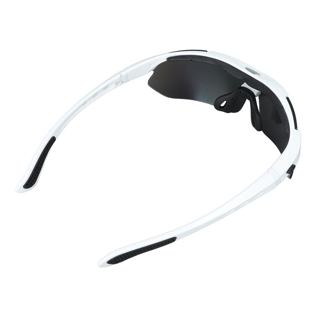 Outdoor Cycling Riding Polarized Fishing Glasses Mountain Bike Riding Sunglasses for Camping White