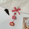Playful Fruit Mobile Chain Portable Key Holder Stylish Backpack Embellishment Suitable for Daily Life and Travel Decors