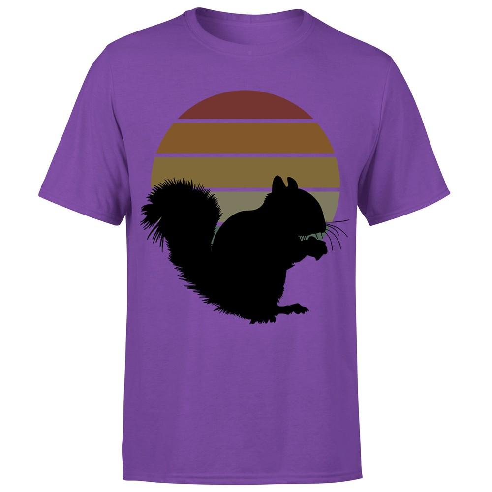 Squirrel Retro Vintage Funny Adults Unisexs Tshirt P1OrA