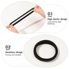 10pcs/set Simple Mixed-color Hair Tie Soft Seamless Highly Elastic Durable Rubber Band Hair Rope Headwear Hair Accessories