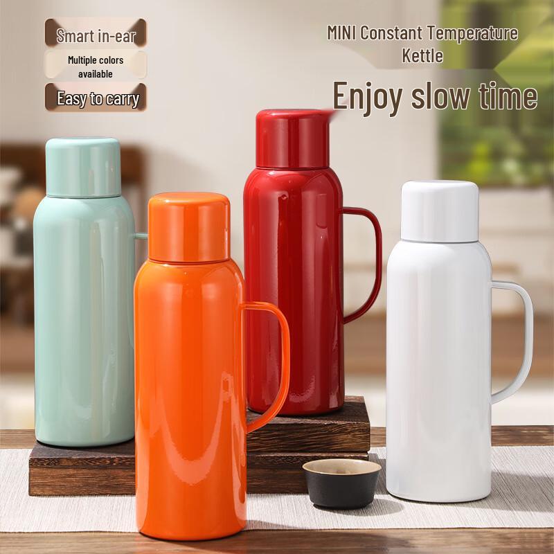 Jun Shiqi 850ml 316 SS Thermos Pot with Temp Display & Tea Infuser