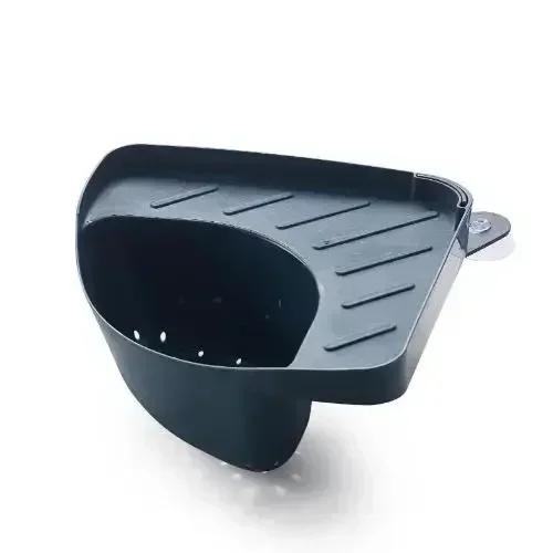 

Sink Garbage Basket Thickened Sturdy Durable Hollow Design Fast Draining Strong Suction Cup Kitchen Bathroom Storage Rack