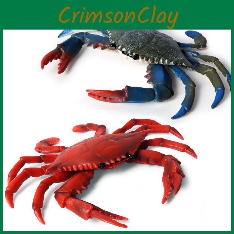 Realistic Crab Marine Animal Figurine Plastic Toy For Kids Gifts Educational