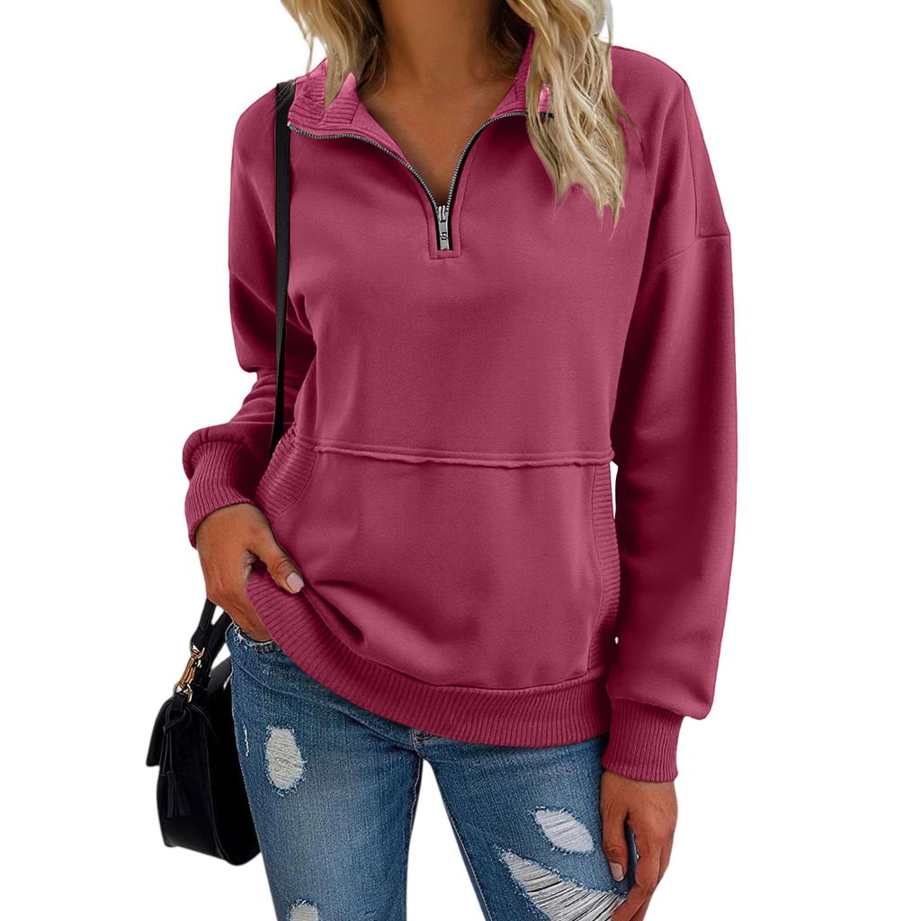 Women's -color Fashionable Long-sleeved Top