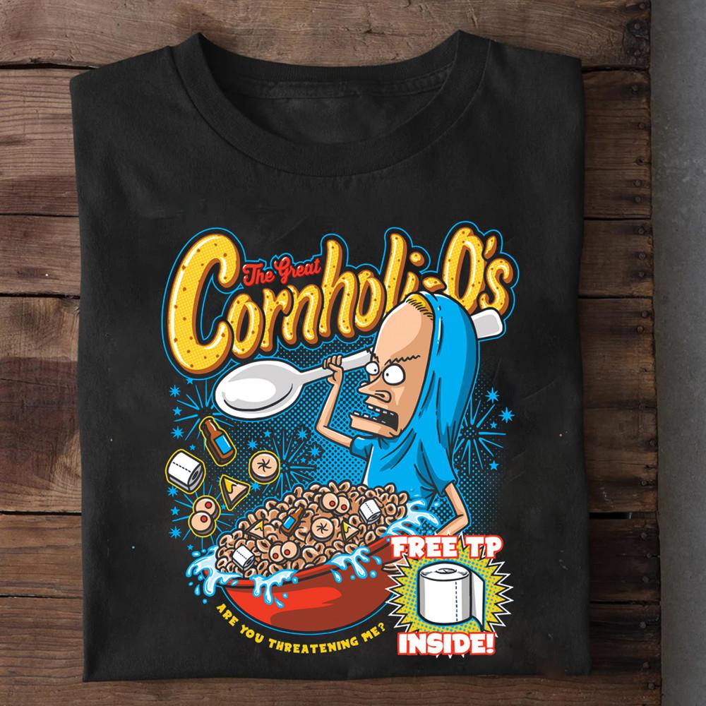 

Beavis And Butthead The Great Cornholios Breakfast Full Size S-5XL Unisex T-Shirt M