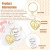 Set of 12 Stylish Heart Foot Keychain Souvenirs Heart Foot Keychains for Wedding Guest Favors and Baby Showers Gift