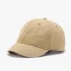 Unisex Short-Brim Baseball Cap: Soft-Top Equestrian Sun Hat with Duckbill Brim, Korean Style