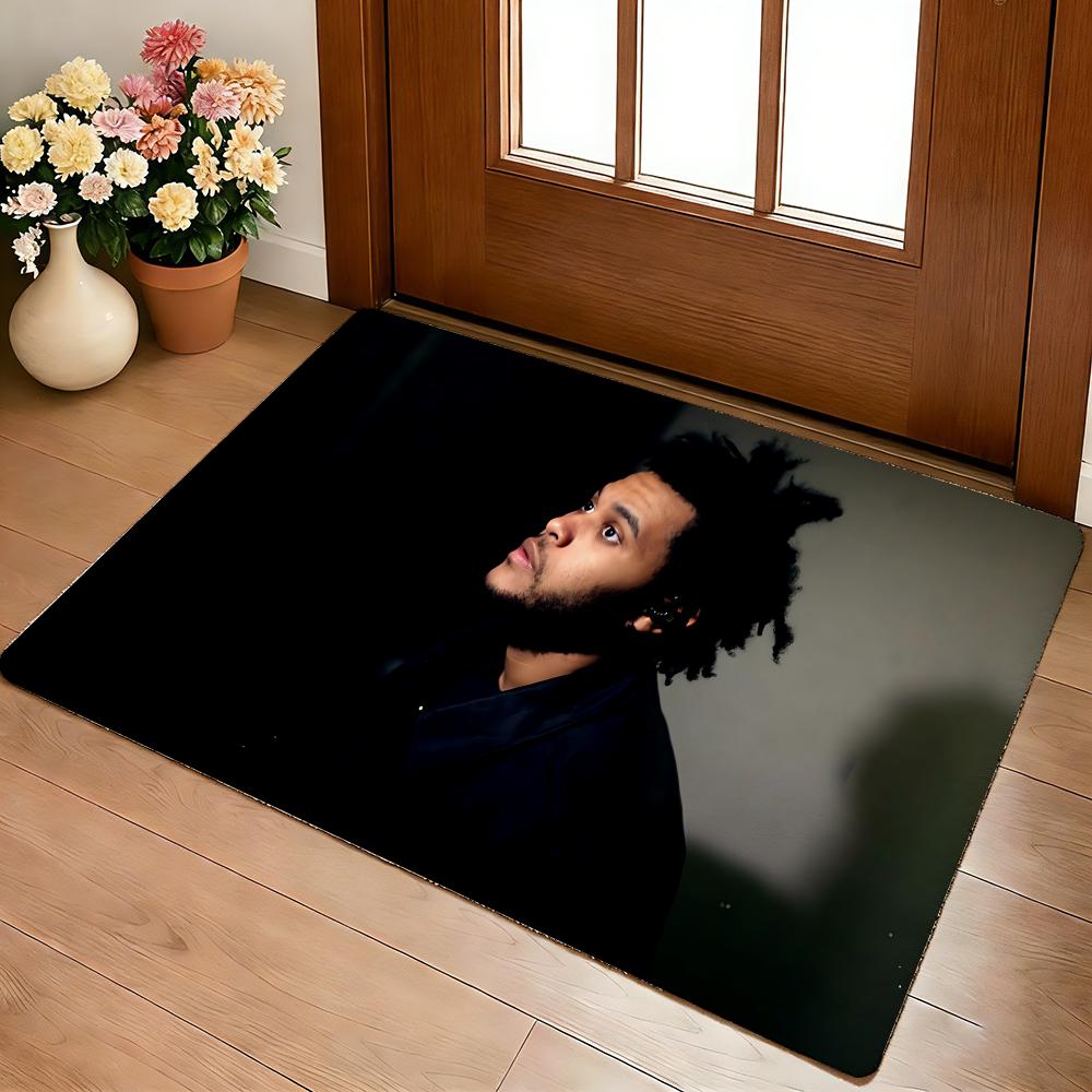 Singer T-The Hot W-Weeknd Floor Mat Cozy Flannel Soft Thick Non-Slip Mat For Living Room Bedroom Kitchen Decor Rugs