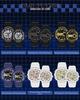 Sanda Trendy Cool Multifunctional Waterproof Electronic Couple Watch with Detachable Strap