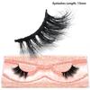 FOXESJI Mink Half Lashes Extension Natural Daily Reusable Short Strip Eye Lashes Mink Fluffy Soft Half False Eyelashes Make Up