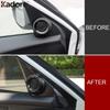 Car Front Inner Door A Pillar Speaker Triangle Cover Trim For Honda Civic 10th Sedan 2016- Carbon Fiber Interior Accessories