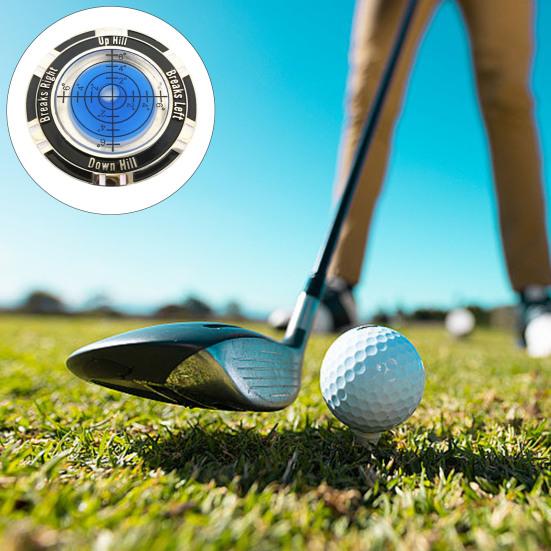 Magnetic Golf Green Reader High-Precision Compact Size Lightweight Portable Bubble Level Golf Putting Green Reading Aid