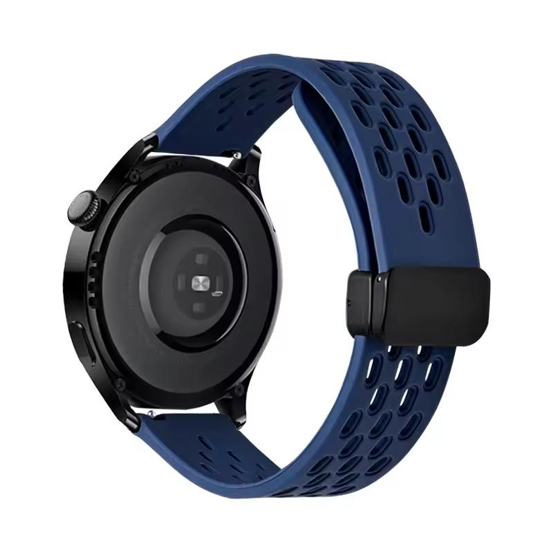 

Silicone 22mm 20mm Watch Strap For Samsung Galaxy Watch 6 5 4 Active 2 Sport Magnetic Smart WristBand Amazfit Bip 6 5 Bracelet 20mm watch straps