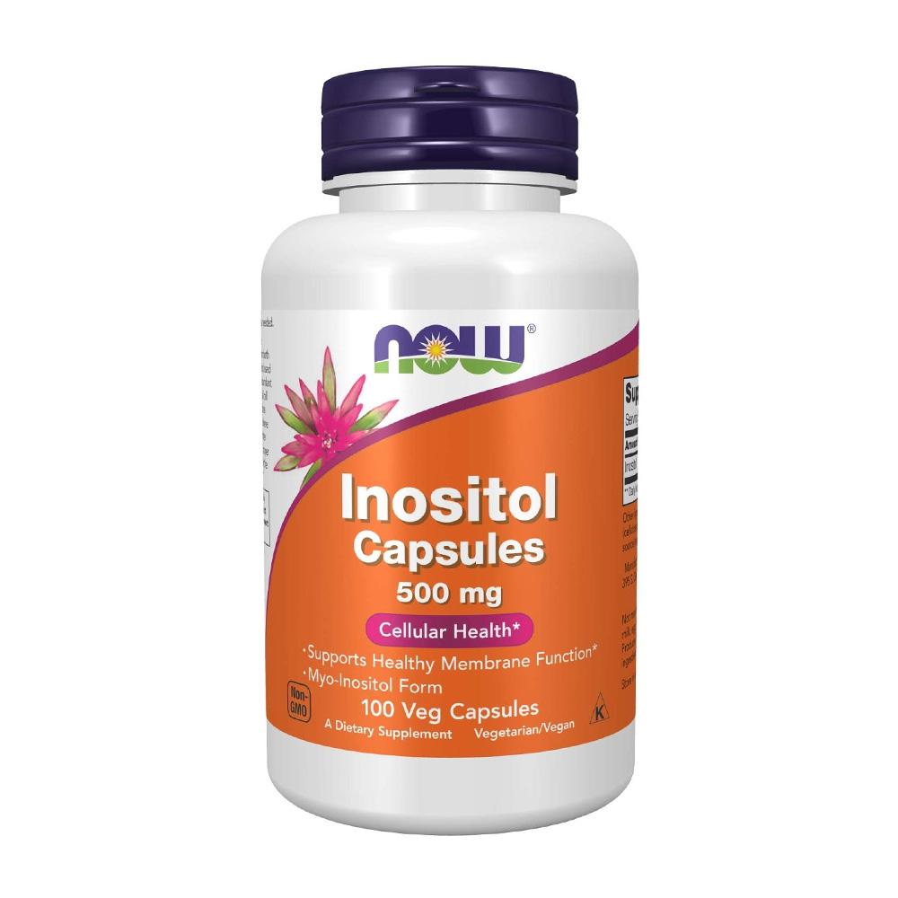 Inositol Capsules 500 Mg, 100 Veg Capsules