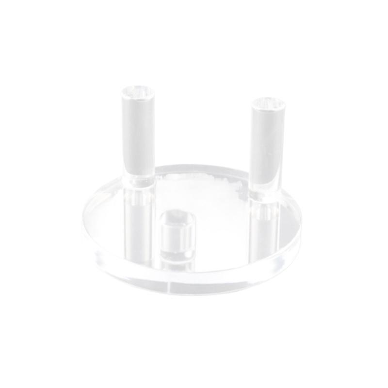 Mehrzweckiger runder/quadratischer Acryl-Staffelständer mit Basis für Kristalle, Fossilien, transparente Sammlerstücke, Mineralien-Ausstellungsständer