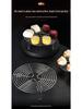304 Stainless Steel Steaming Rack - Insulated Separator for Household Steamed Dishes with High & Low Feet Configuration.