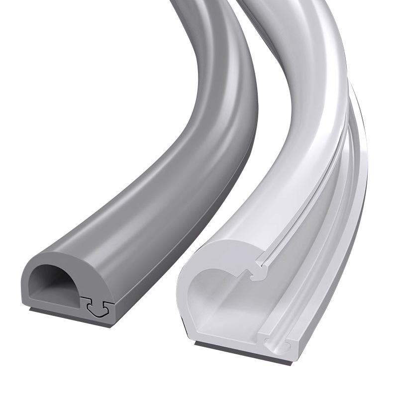 Surface Mounted PVC Cable Duct: Invisible Wiring & Decorative Network Cover with Side Opening for Fiber Optic and Exposed Wires.