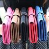2025 new women's wallet frosted retro clutch bag soft leather multi-functional buckle long wallet
