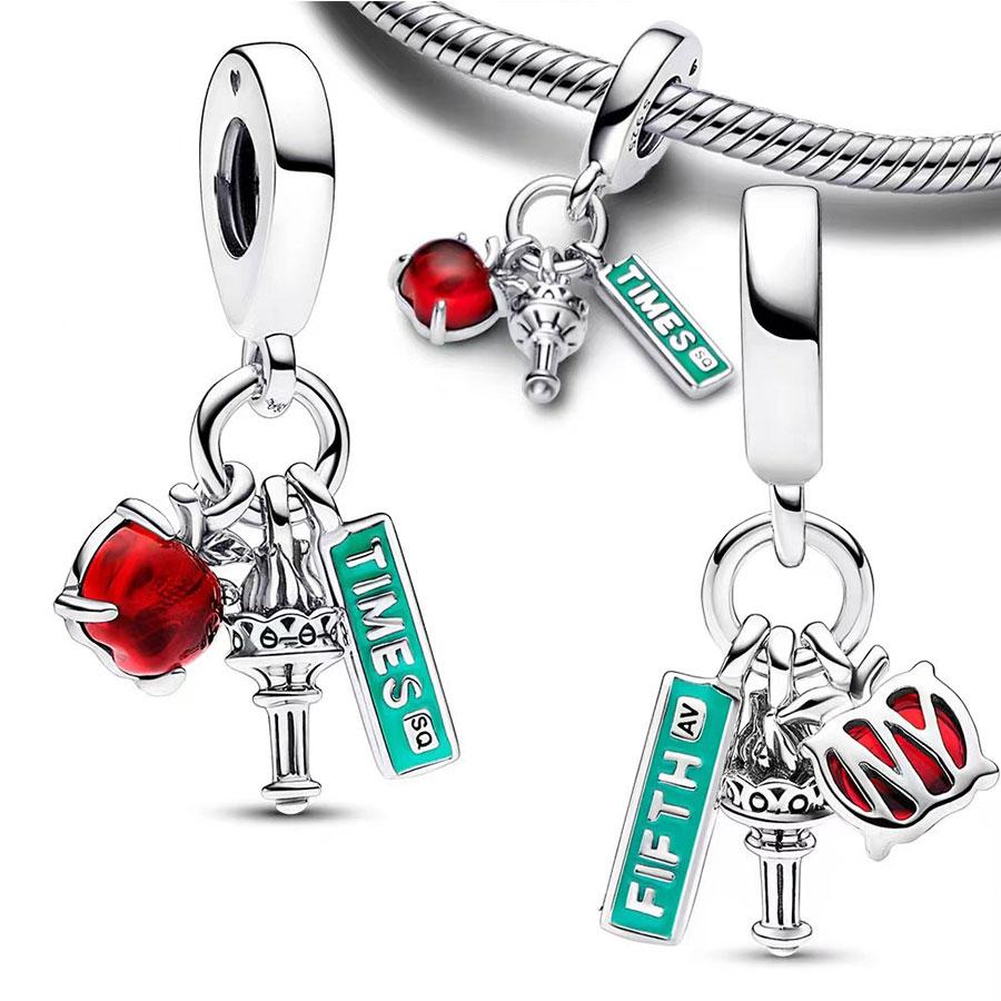 100% Kupfer Dumbo Heißluftballon Charm Perlen Geeignet für Pandora Original Armband DIY Schmuckherstellung
