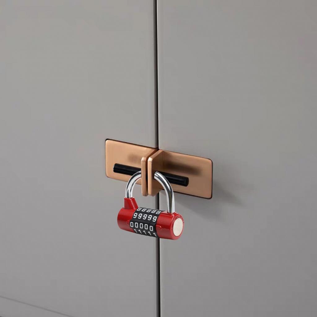 Zinc Alloy Locker Lock with 5 Digit Code Perfect Fit for Gyms and Storage Areas