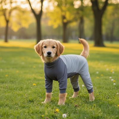 Elastic Dog Four-Legged Pajamas Long Sleeves Soft Dog Sterilization Suit Comfortable Anti-licking Pet Recovery Suit