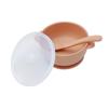 Silicone Baby Feeding Bowl with Suction Cup - Anti-Scald, Anti-Fall Tableware for Toddlers