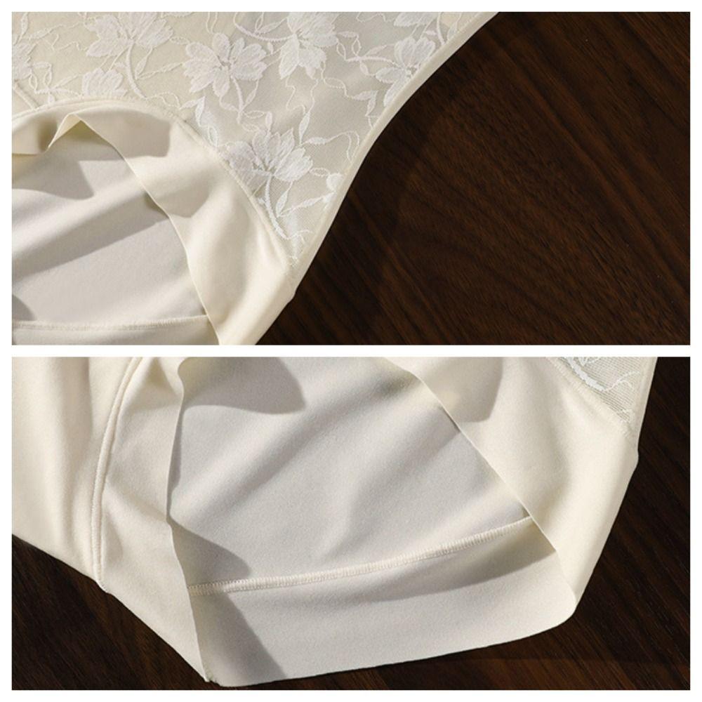 Mesh Flower Tummy Control Panties Thin Underwear for Women Comfortable Hip Lifter Briefs Gifts