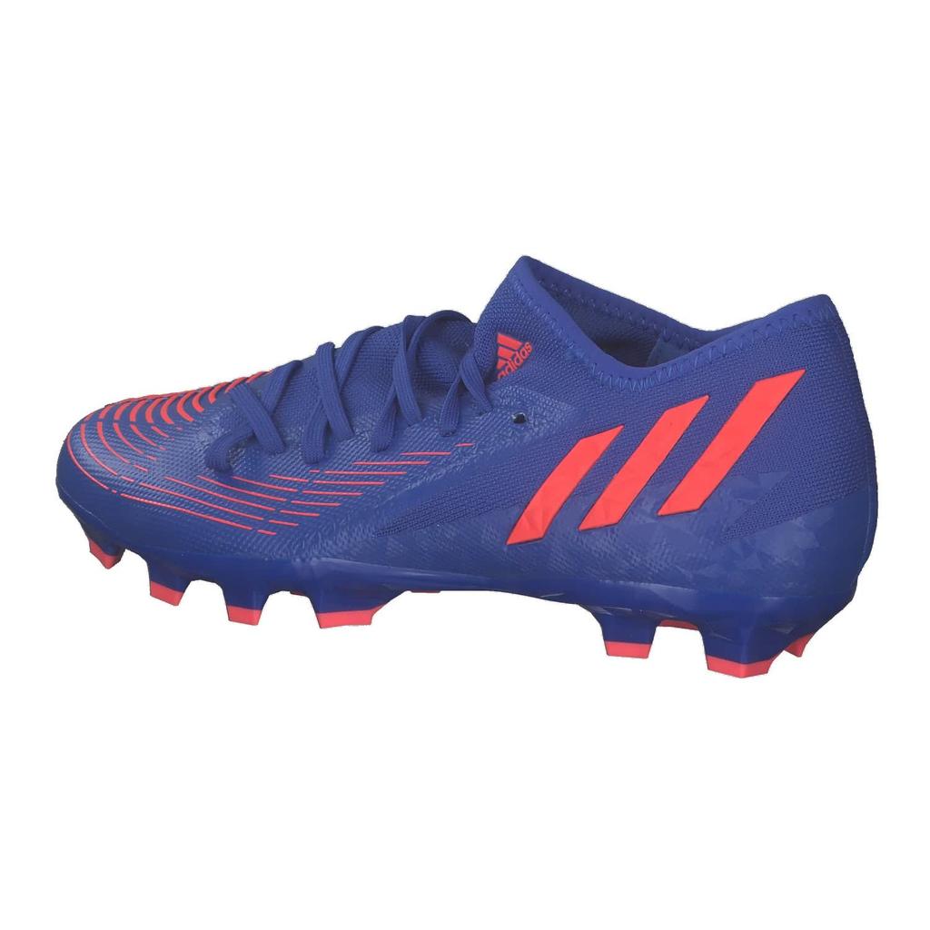 Adidas Predator Low HG LSC53 Soccer Blue Size for Soil and Artificial Model Worn by Takumi Minamino and Mana Edge.3 Cleats, Hi-Res Blue/Turbo/Hi-Res