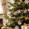 Seasonal Ornaments for Shopping Malls Black Goat Christmas Tree Hanging Ornament 2D Acrylic Festive Lightweight Holidays Pendant Decorative